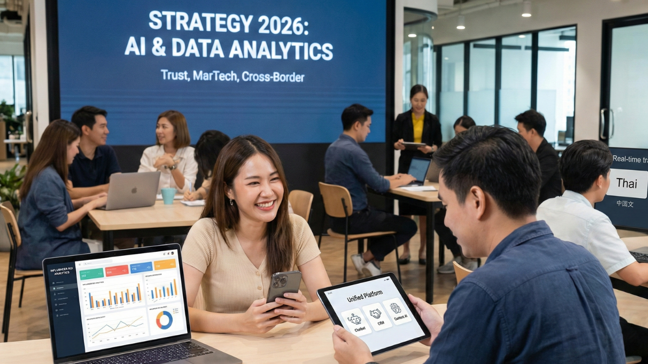 เจาะลึกเทรนด์การตลาด 2026 ปลดล็อกการเติบโตด้วย AI และ Data Analytics ที่เจ้าของธุรกิจต้องรู้