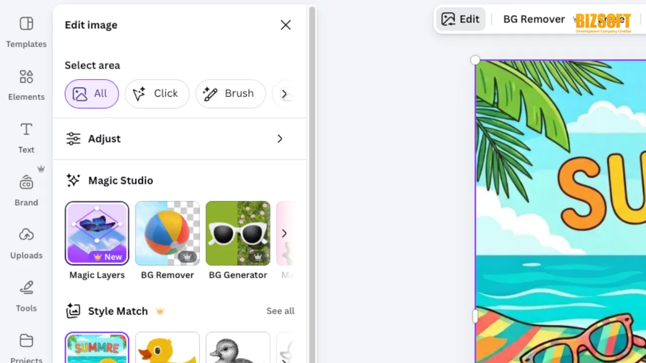 5 ขั้นตอนใช้งาน Magic Layers ใน Canva