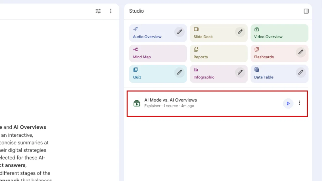 NotebookLM Video Overview ใช้งานอย่างไร?