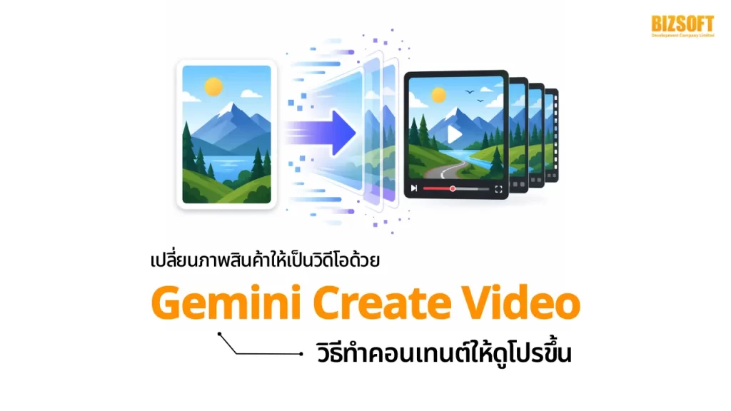 เปลี่ยนภาพสินค้าให้เป็นวิดีโอด้วย Gemini Create Video วิธีทำคอนเทนต์ให้ดูโปรขึ้น