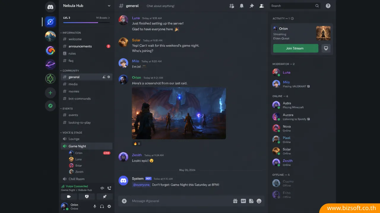 Discord - 10 Social Media แพลตฟอร์มไหนที่ Gen Z นิยมใช้กัน อัปเดตครึ่งปี 2026