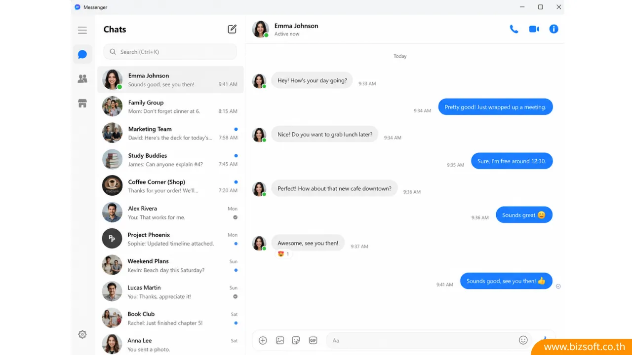 Messenger - 10 Social Media แพลตฟอร์มไหนที่ Gen Z นิยมใช้กัน อัปเดตครึ่งปี 2026