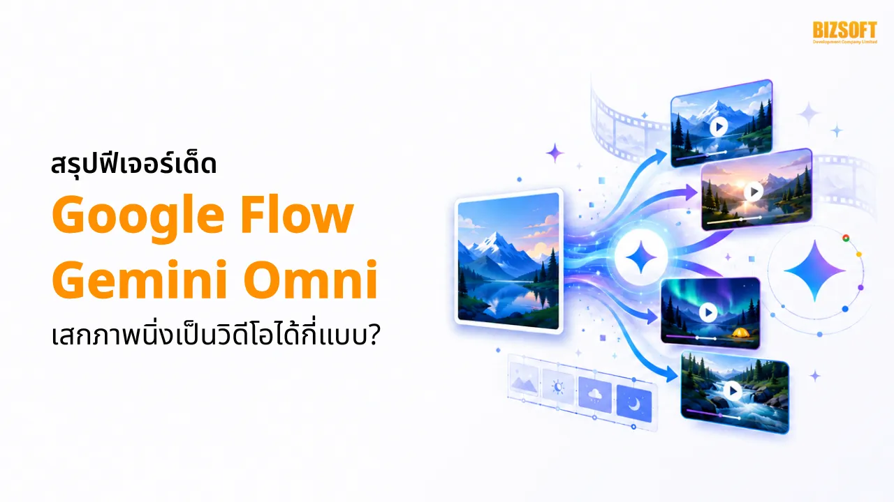 สรุปฟีเจอร์เด็ด Google Flow Gemini Omni เสกภาพนิ่งเป็นวิดีโอได้กี่แบบ?