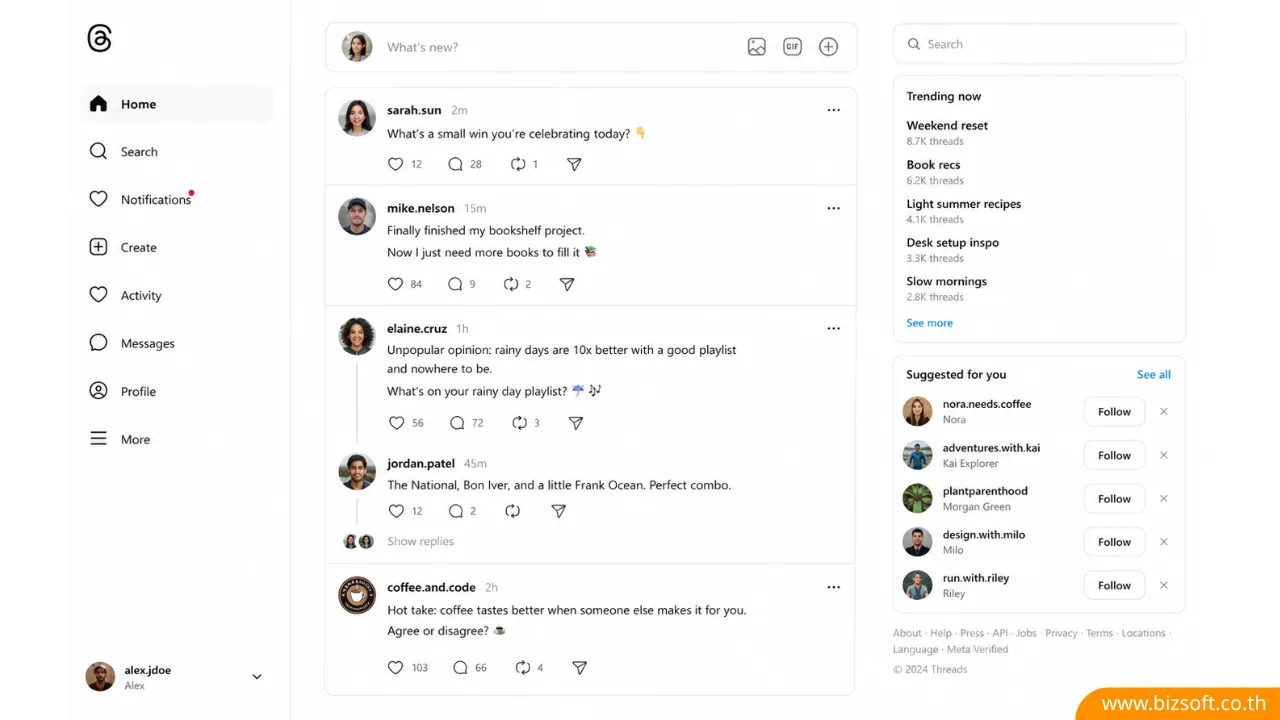 Threads - 10 Social Media แพลตฟอร์มไหนที่ Gen Z นิยมใช้กัน อัปเดตครึ่งปี 2026