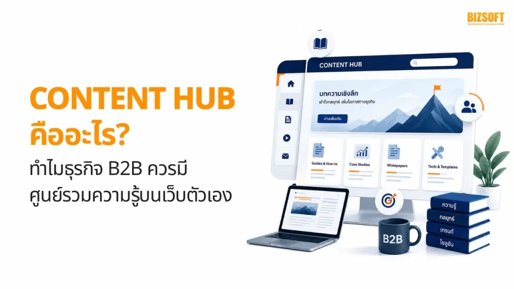 Content Hub คืออะไร ทำไมธุรกิจ B2B ควรมีศูนย์รวมความรู้บนเว็บตัวเอง